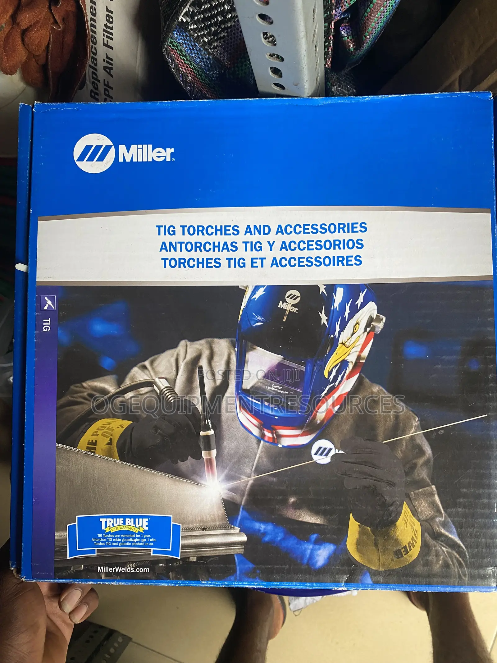 A Miller TIG Torches and Accessories Kit.
