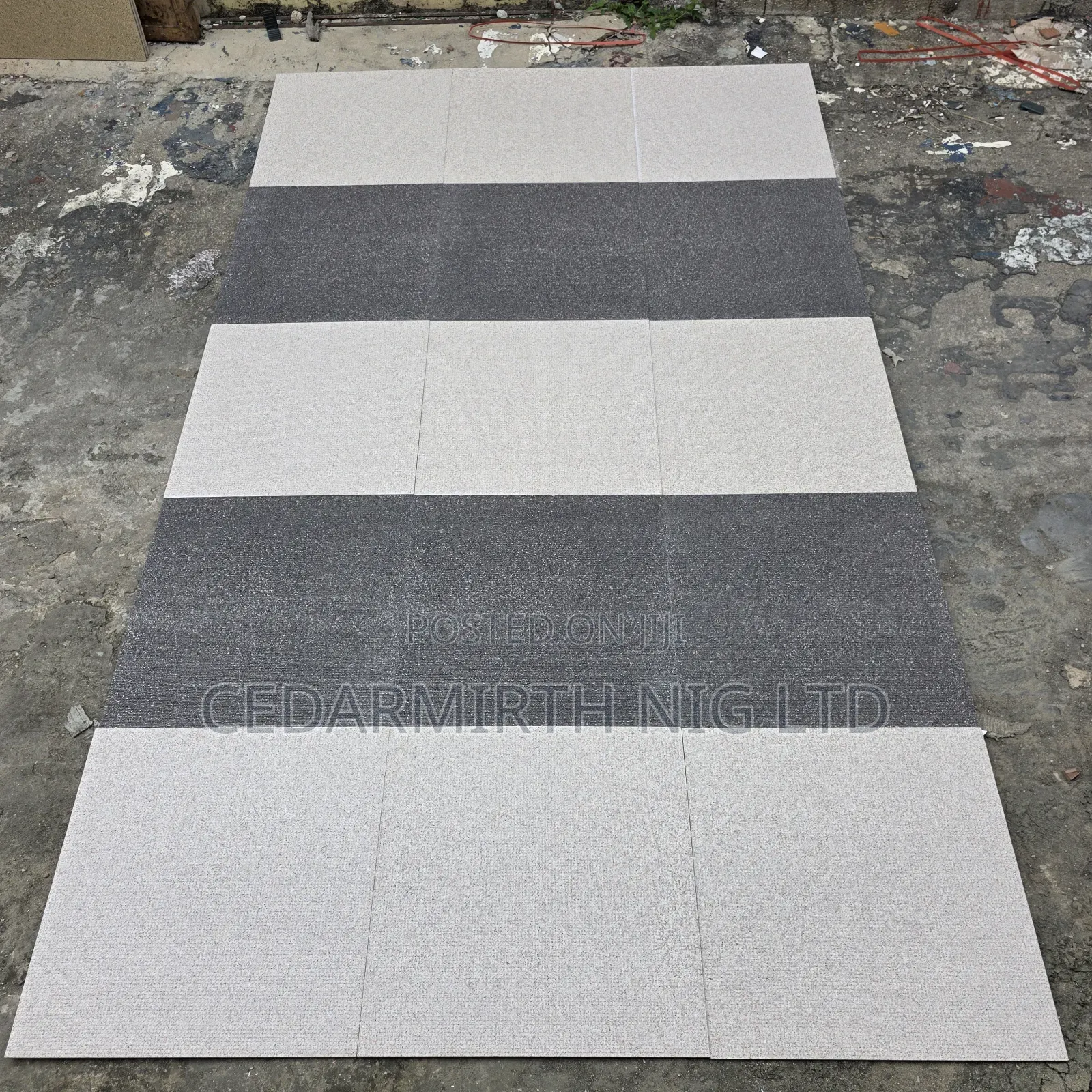 Compound Floor Tiles in 60x60x12mm Thick Vetrified Tiles.