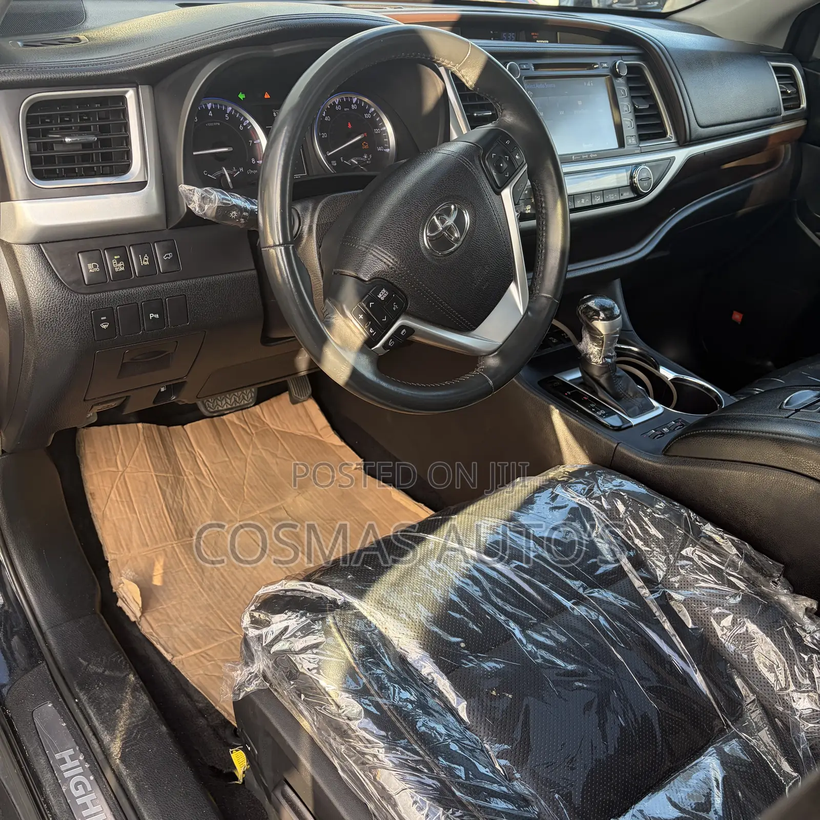 Toyota Highlander Limited 4x4 V6 (3.5L 6cyl 8A) 2017 Black