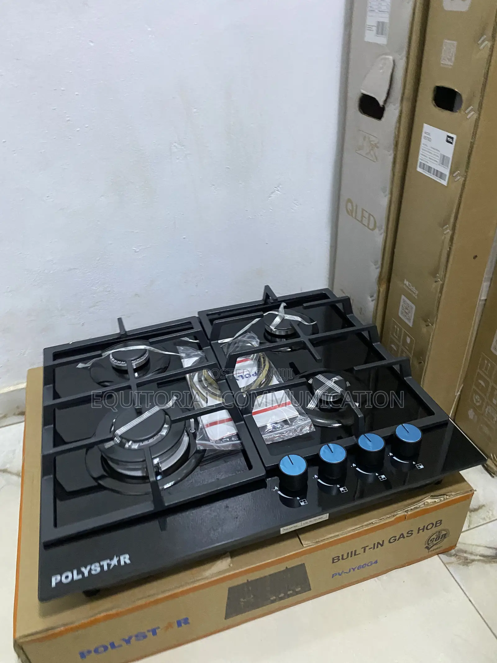 Polystar PV-JY60G4 4 Burner Gas Hob Built-in Design for Home Kitchens