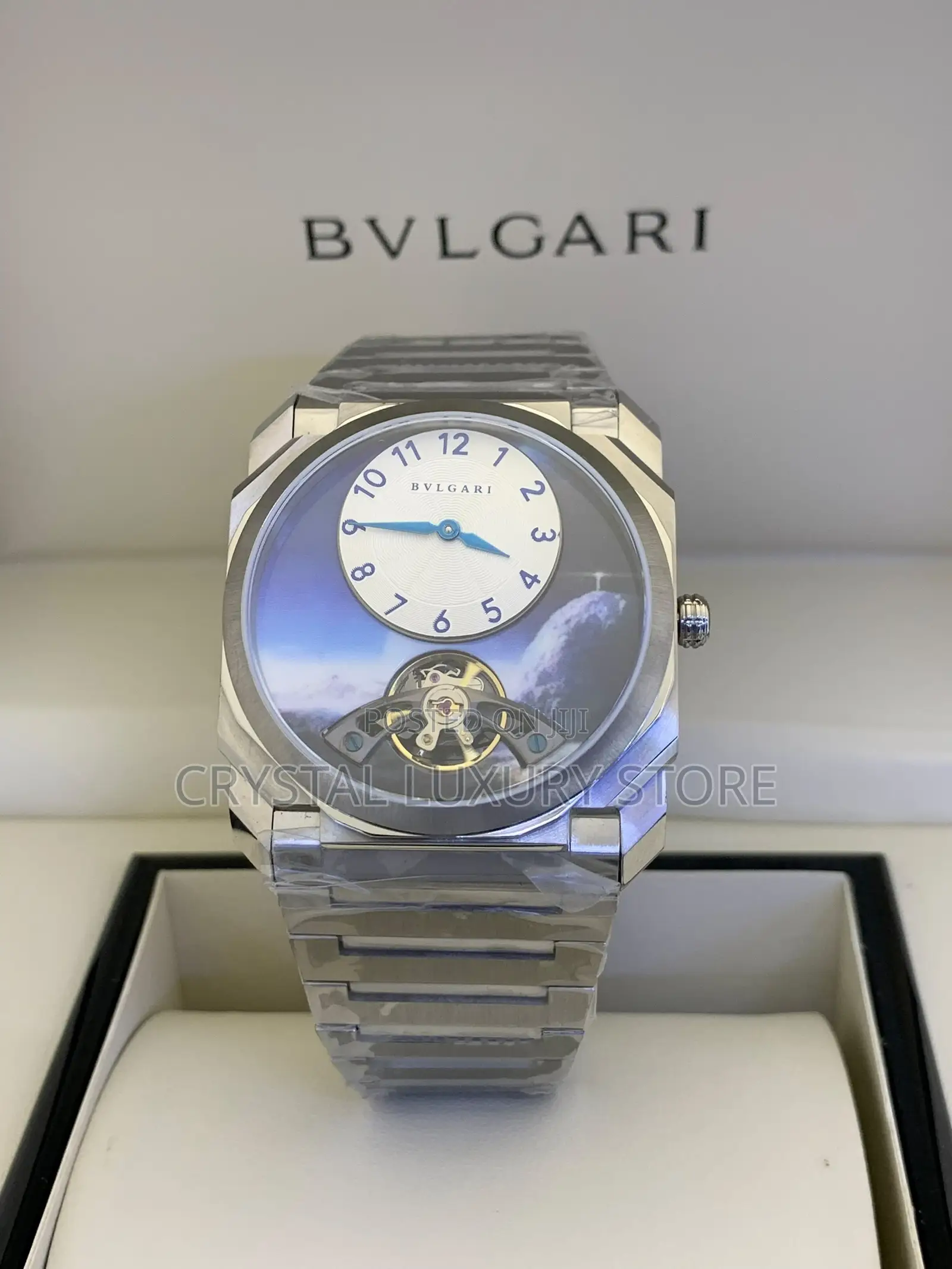 Bvlgari Quality Luxury Men Automatic Engine Wristwatch