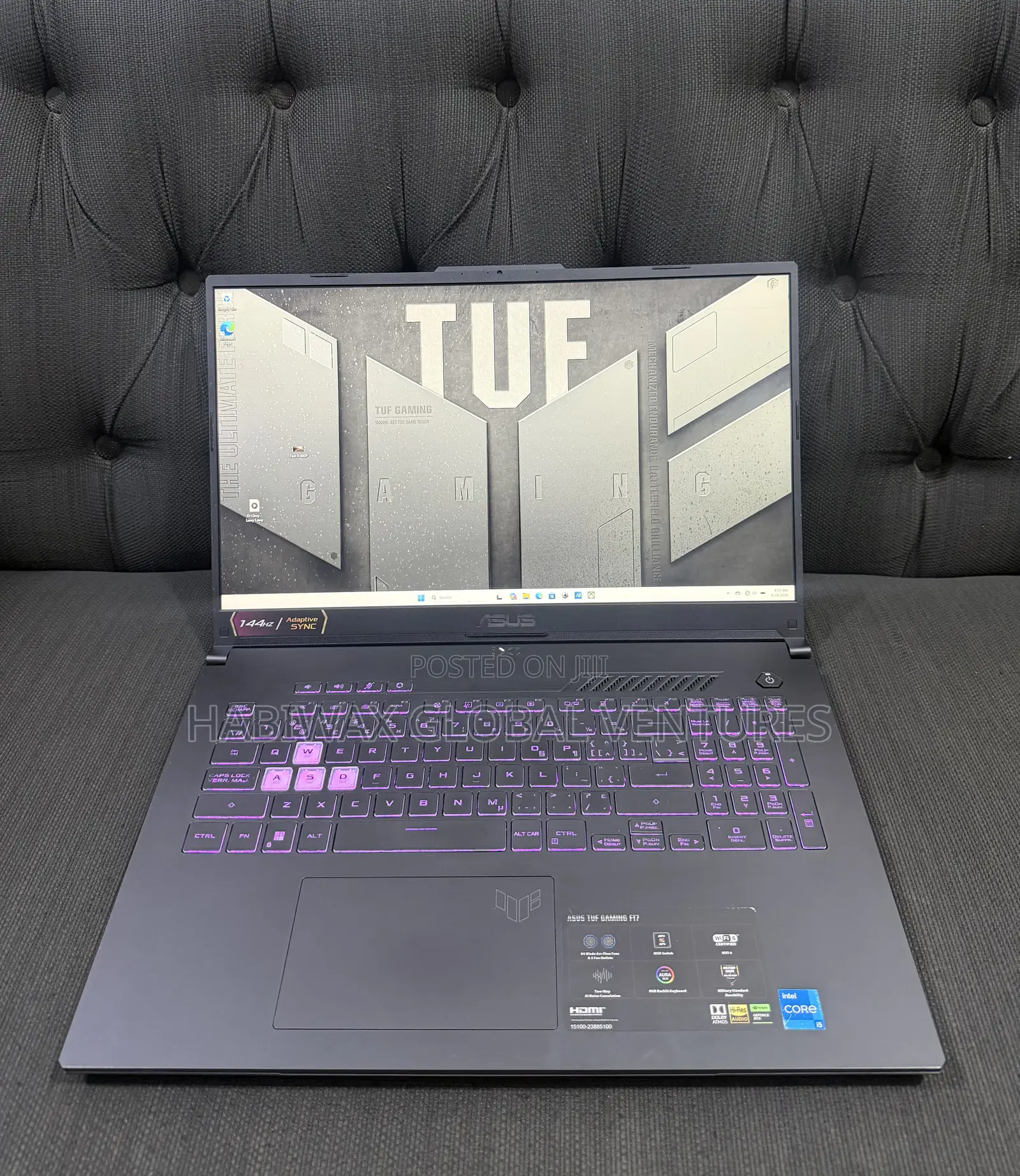 Laptop Asus TUF Gaming F17 16GB Intel Core i5 SSD 512GB