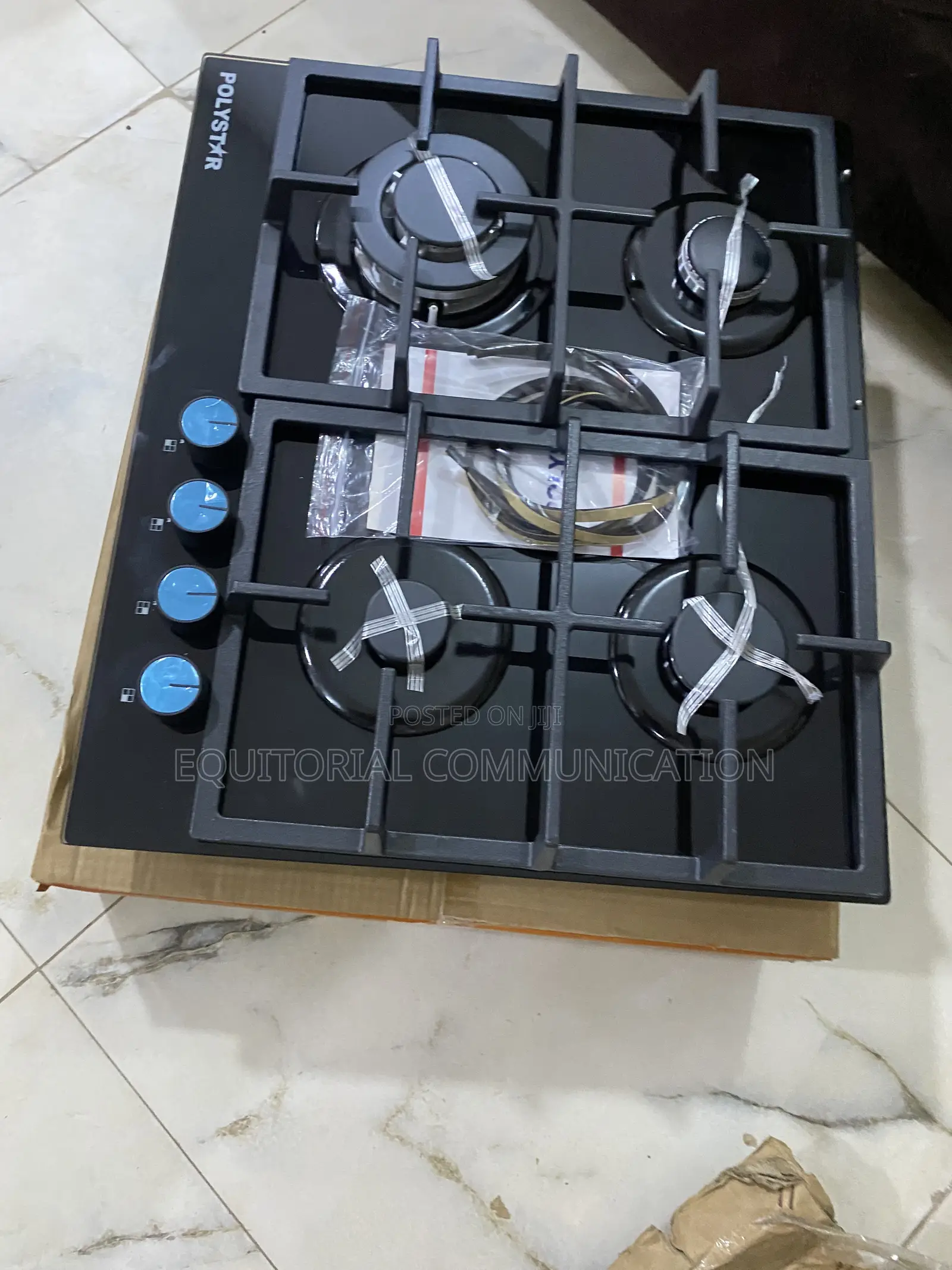 Polystar PV-JY60G4 4 Burner Gas Built-in Hob for Residential Kitchens