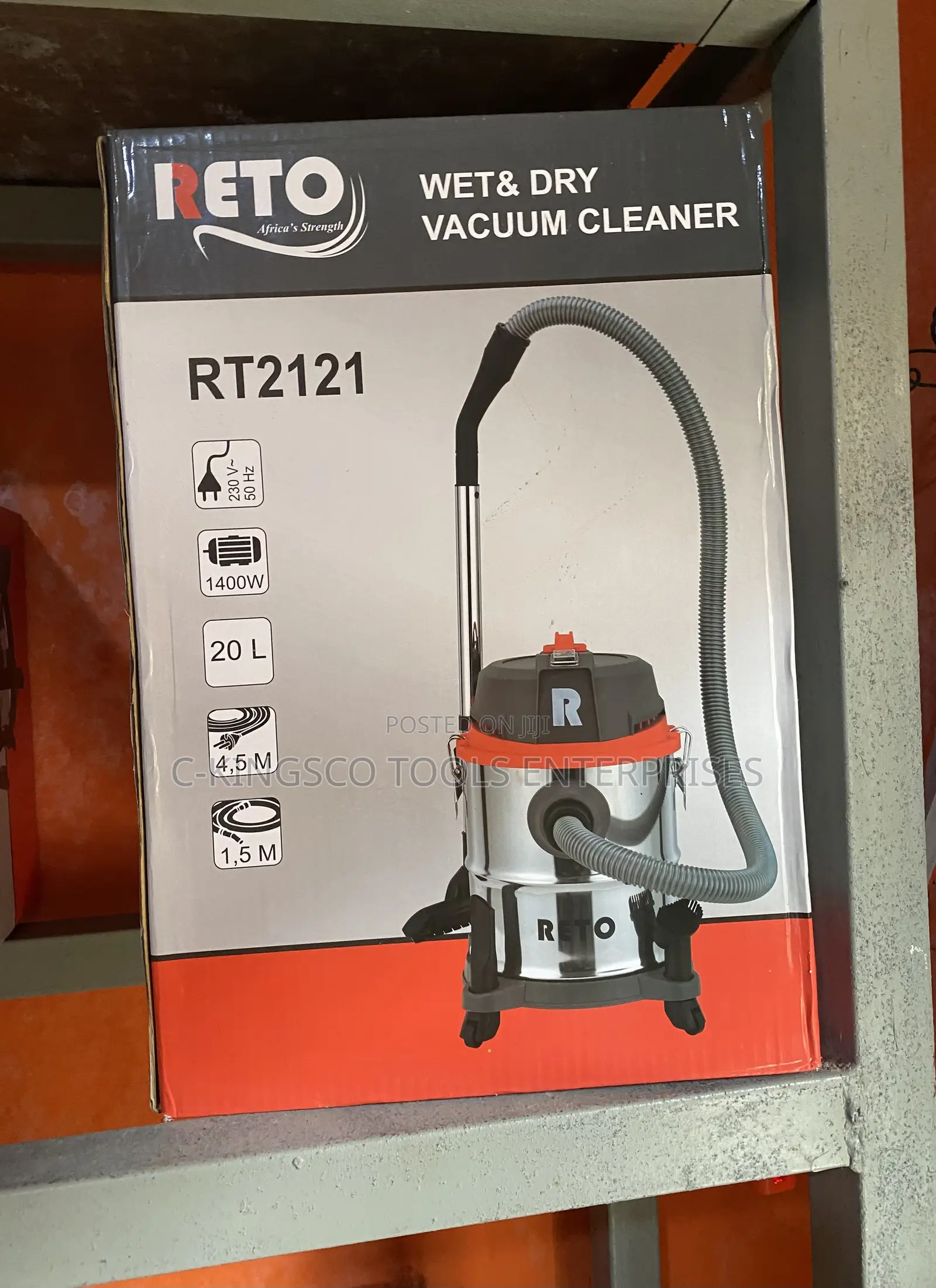 Reto RT2121 Wet Dry Vacuum Cleaner