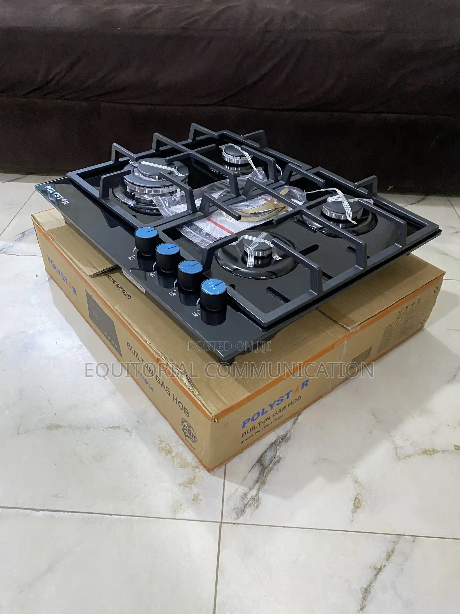 Polystar PV-JY60G4 Built-in Gas Hob 4 Burners for Flexible Cooking