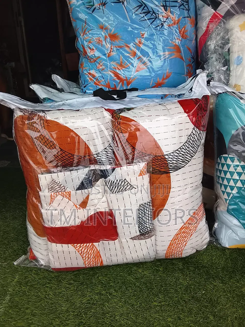 Floral Brown Bedding Set, 6 X 6, 4 X 6, 7 X 7