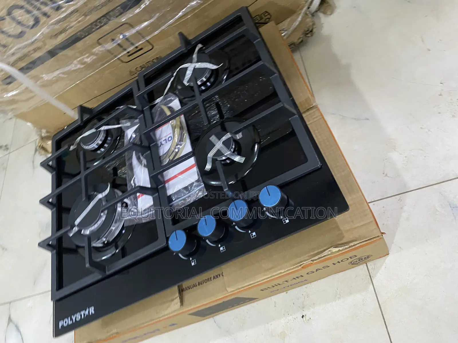 Polystar PV-JY60G4 4 Burner Built-in Gas Hob Kitchen Cooking Appliance