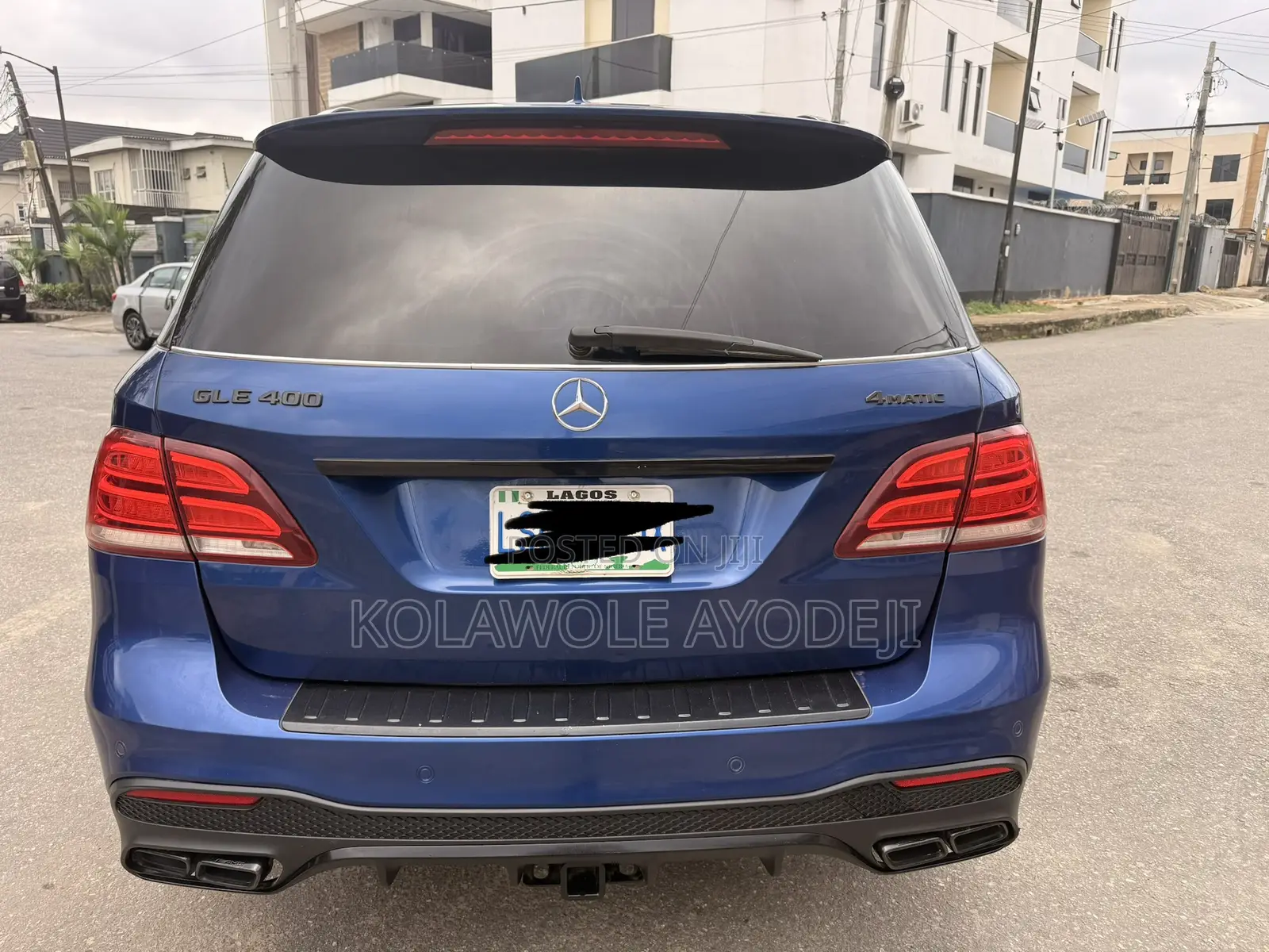 Mercedes-Benz GLE-Class GLE 400 4MATIC 2017 Blue