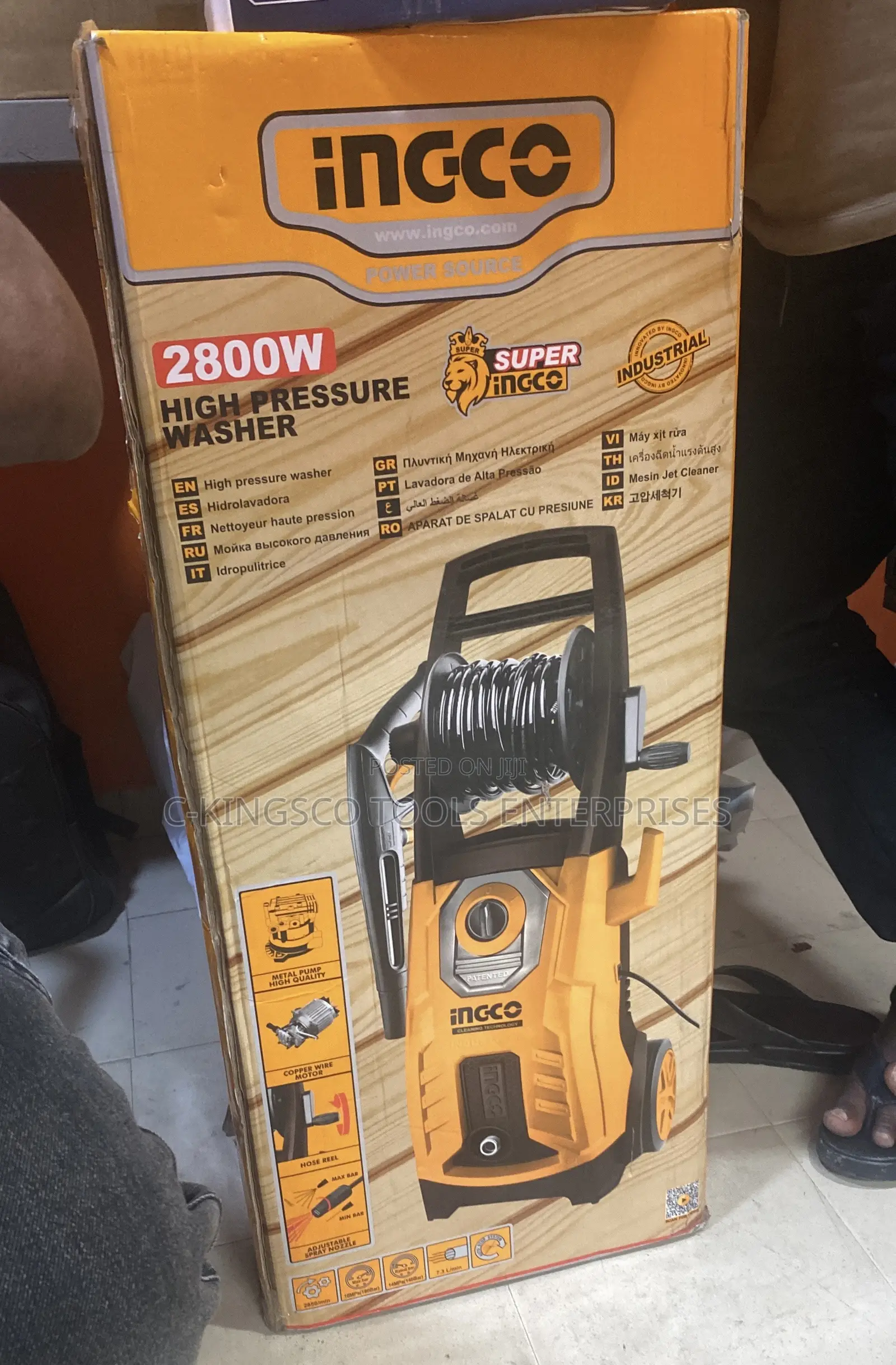 Ingco 2800W High Pressure Washer (HPWR28008)