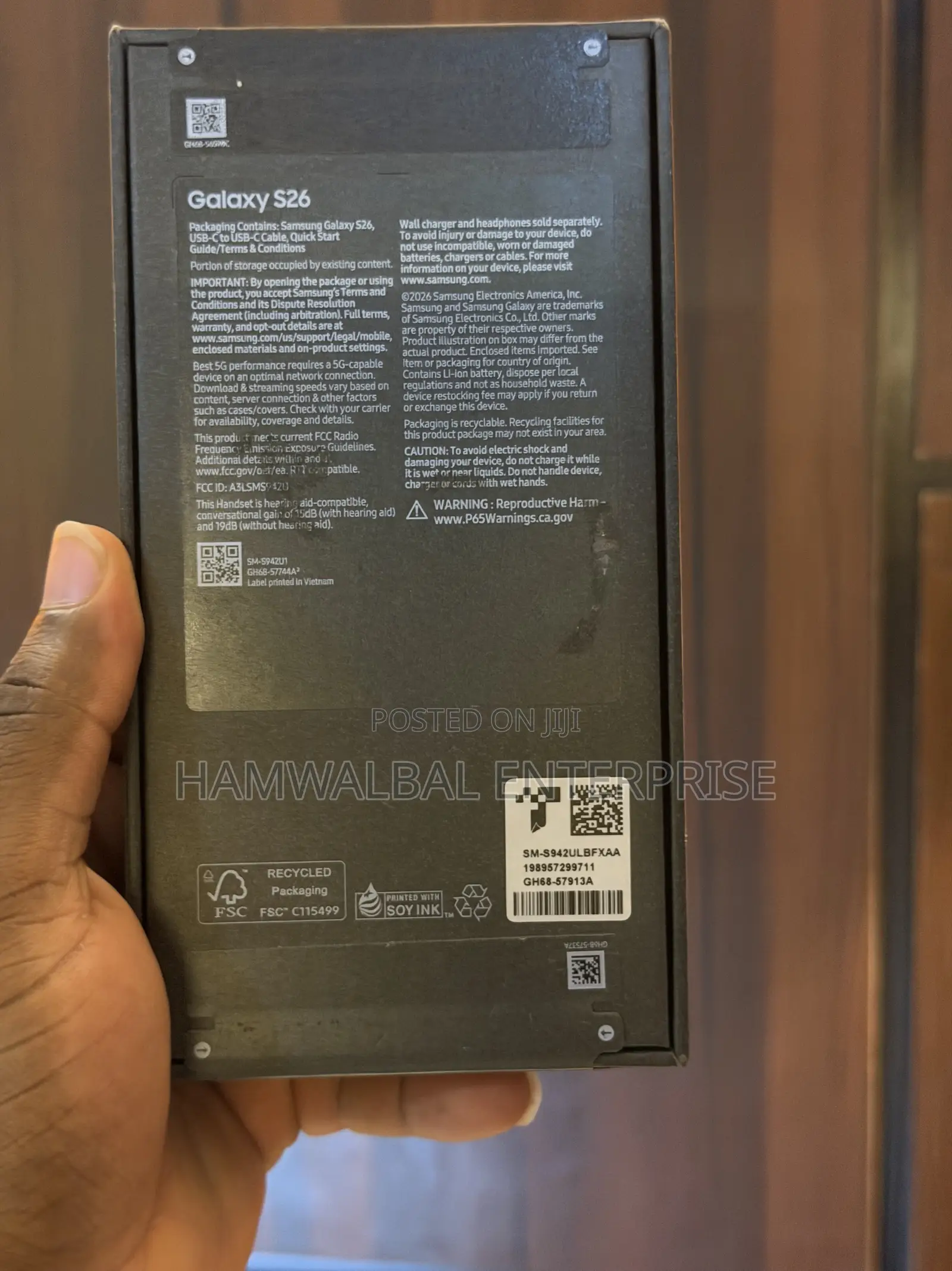 New Samsung Galaxy s26 512 GB Blue
