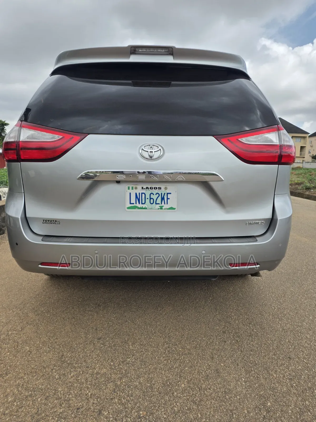 Toyota Sienna Limited AWD 2019 Silver