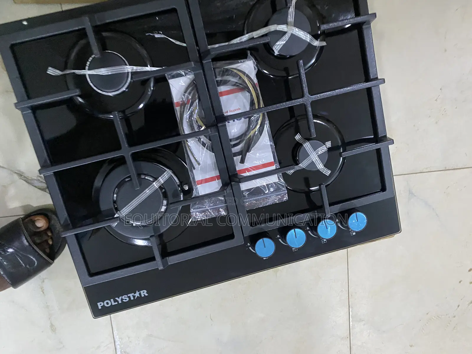 Polystar PV-JY60G4 Built-in 4 Gas Burner Hob for a Kitchen Setup