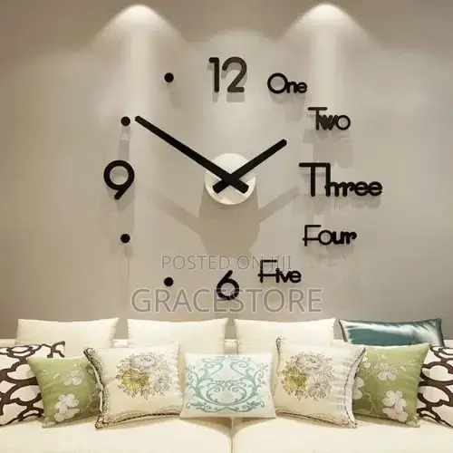 3d Diy Clock - 90cm