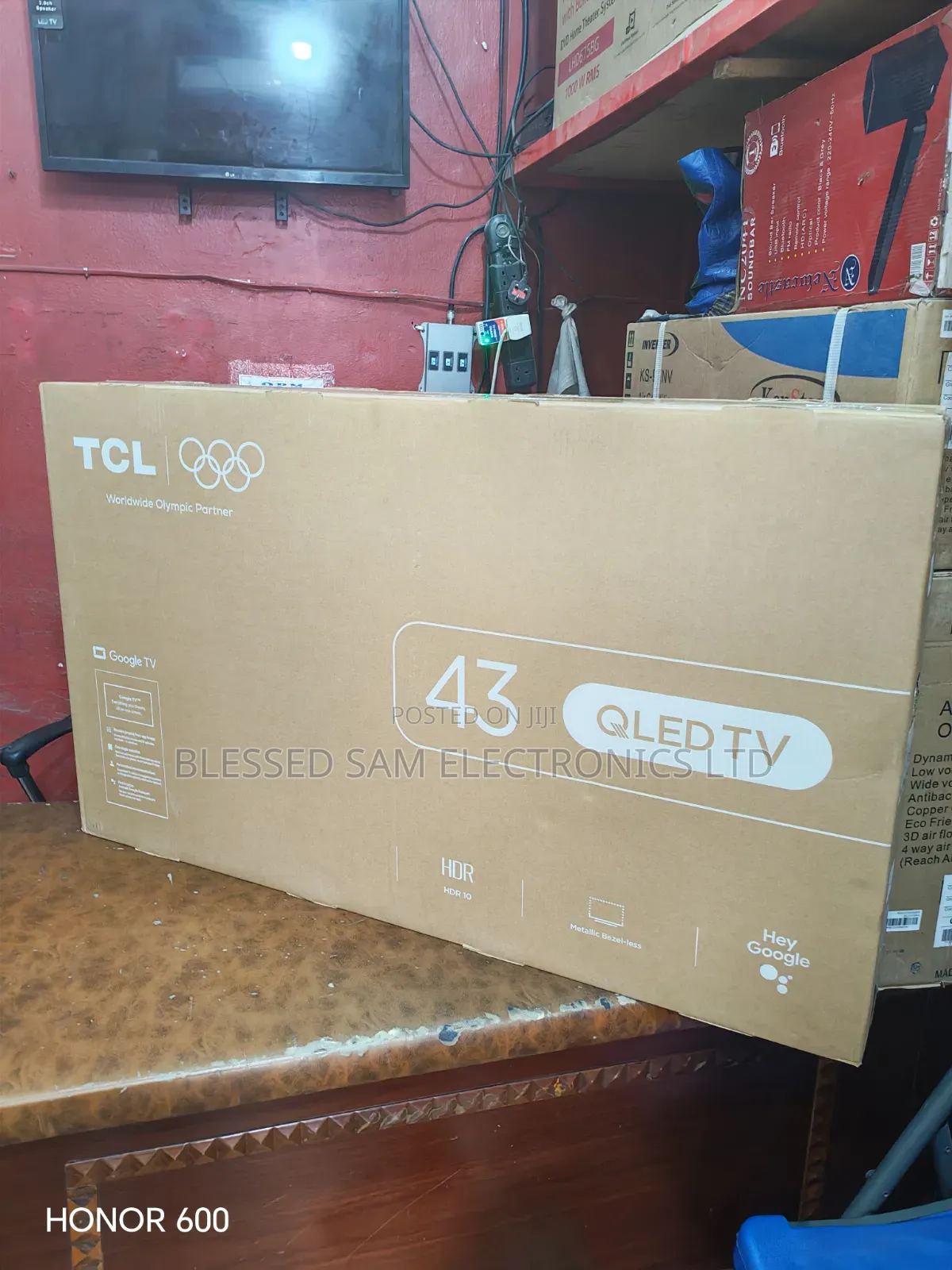 NewTCL 43" Inch QLED GOOGLE SMART TV Frameless Wi-Fi > You Tube 2 Yrs
