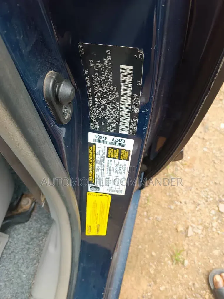 Toyota Sienna 2007 Blue
