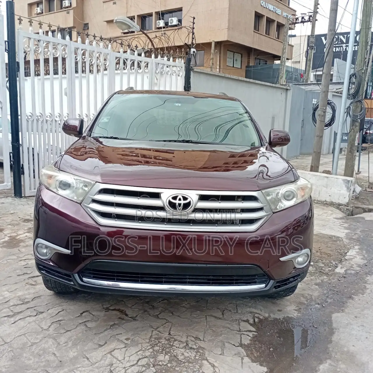 Toyota Highlander Limited 2012 Burgundy