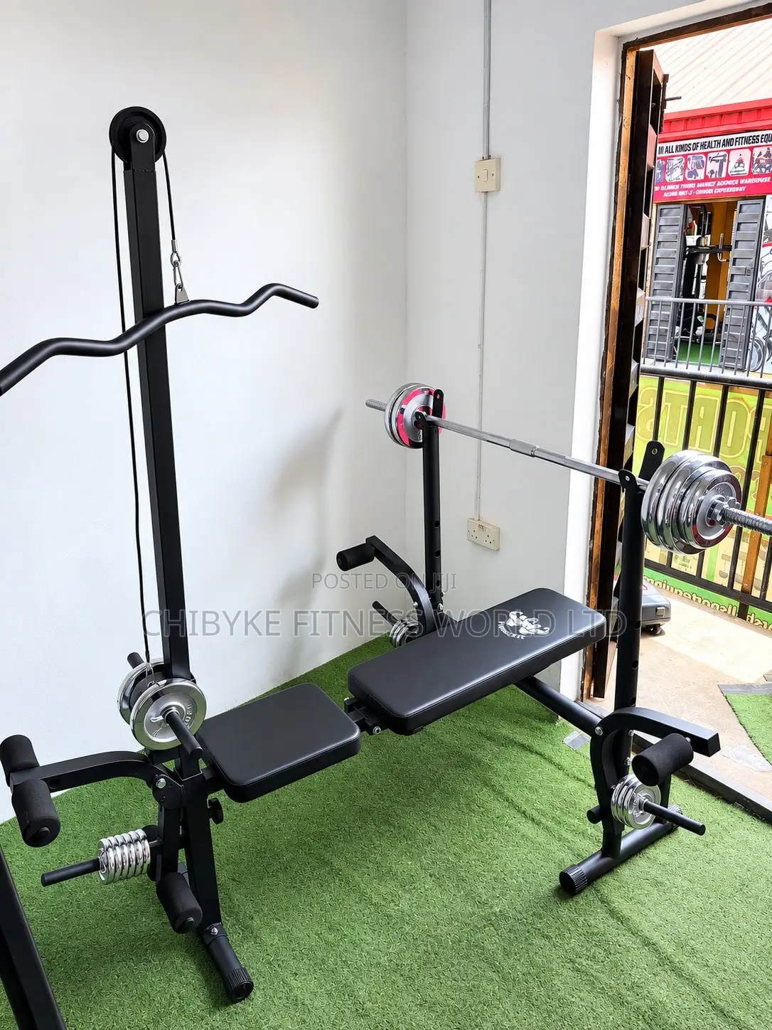 New Weight Bench With Latpull and 50kg Weight
