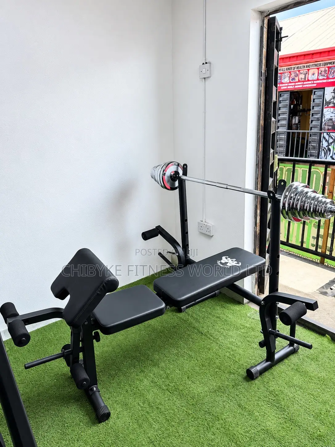 New Weight Bench With Latpull and 50kg Weight