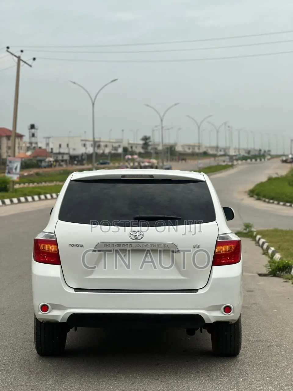 Toyota Highlander V6 2009 White