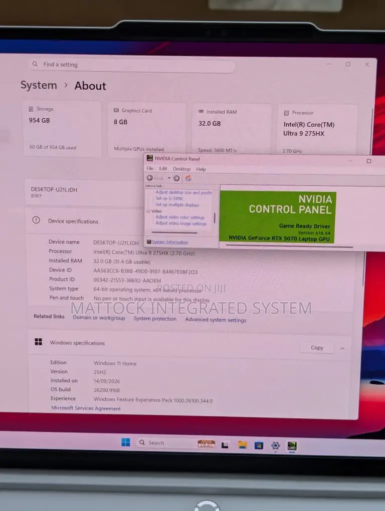 Laptop Lenovo Legion 7 32GB Intel Core Ultra 9 SSD 1T