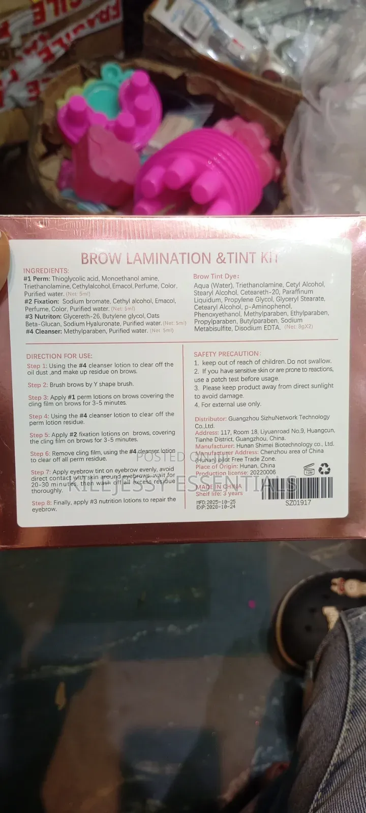 Eye Brow Lamination and Tint Kit