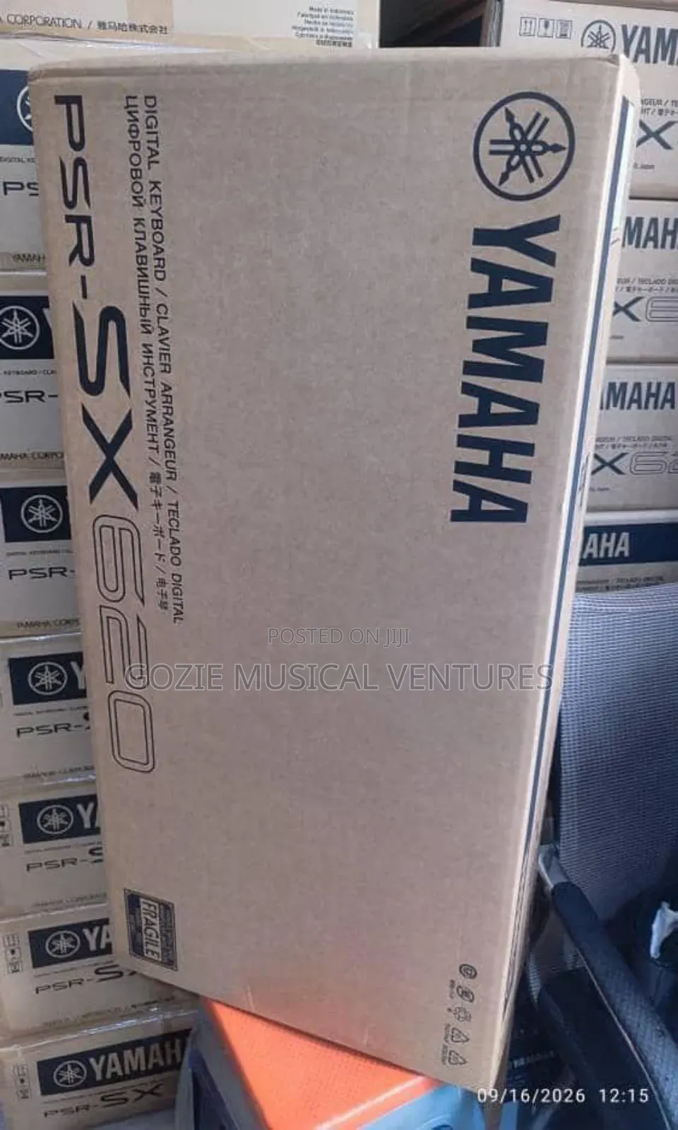 Yamaha Keyboard PSR Sx 620 Complete 61 Keys Synthesizer Workstation