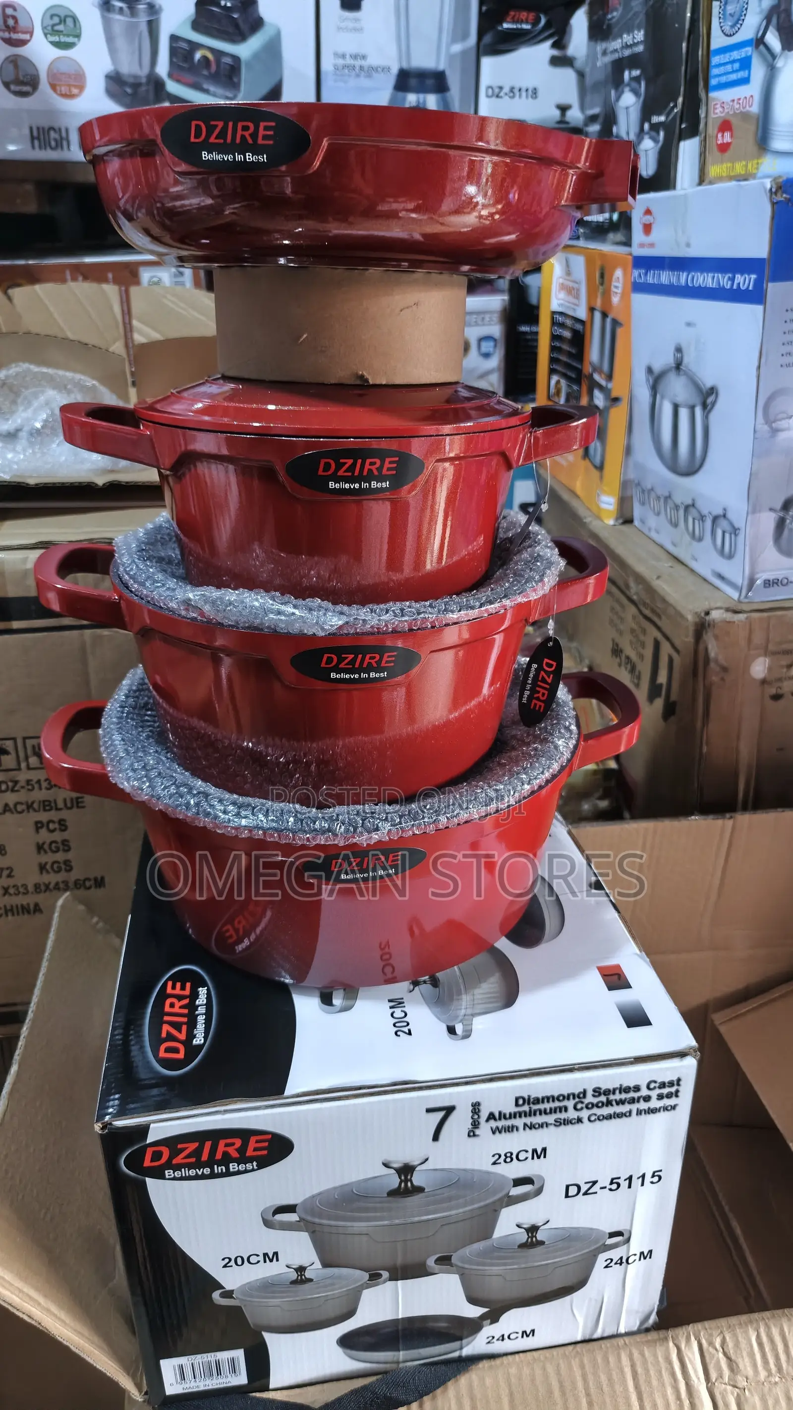 Dzire 7pcs Cast Aluminum Cookware