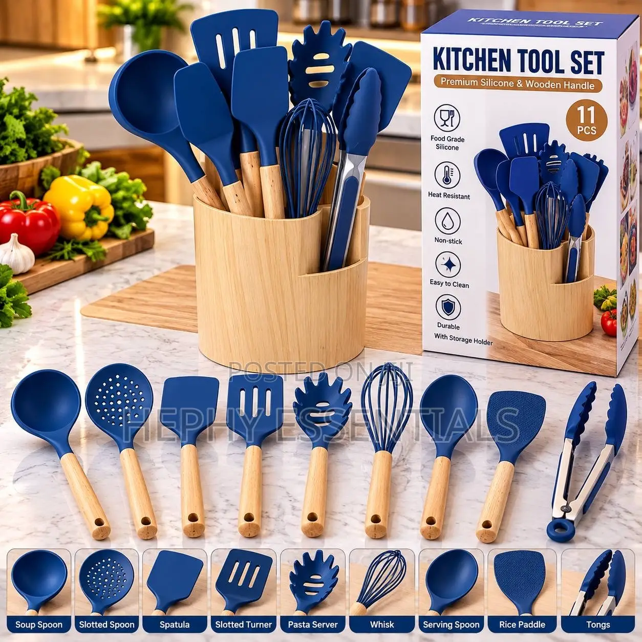 13pcs High Quality Silicone Kitchen Utensils