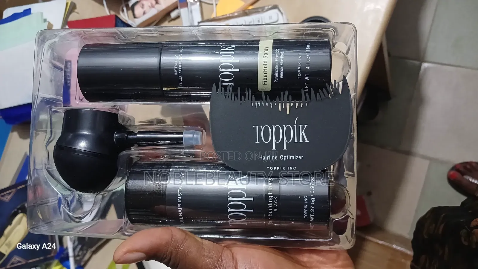Toppik Fiber, Hold Spray and Applicator