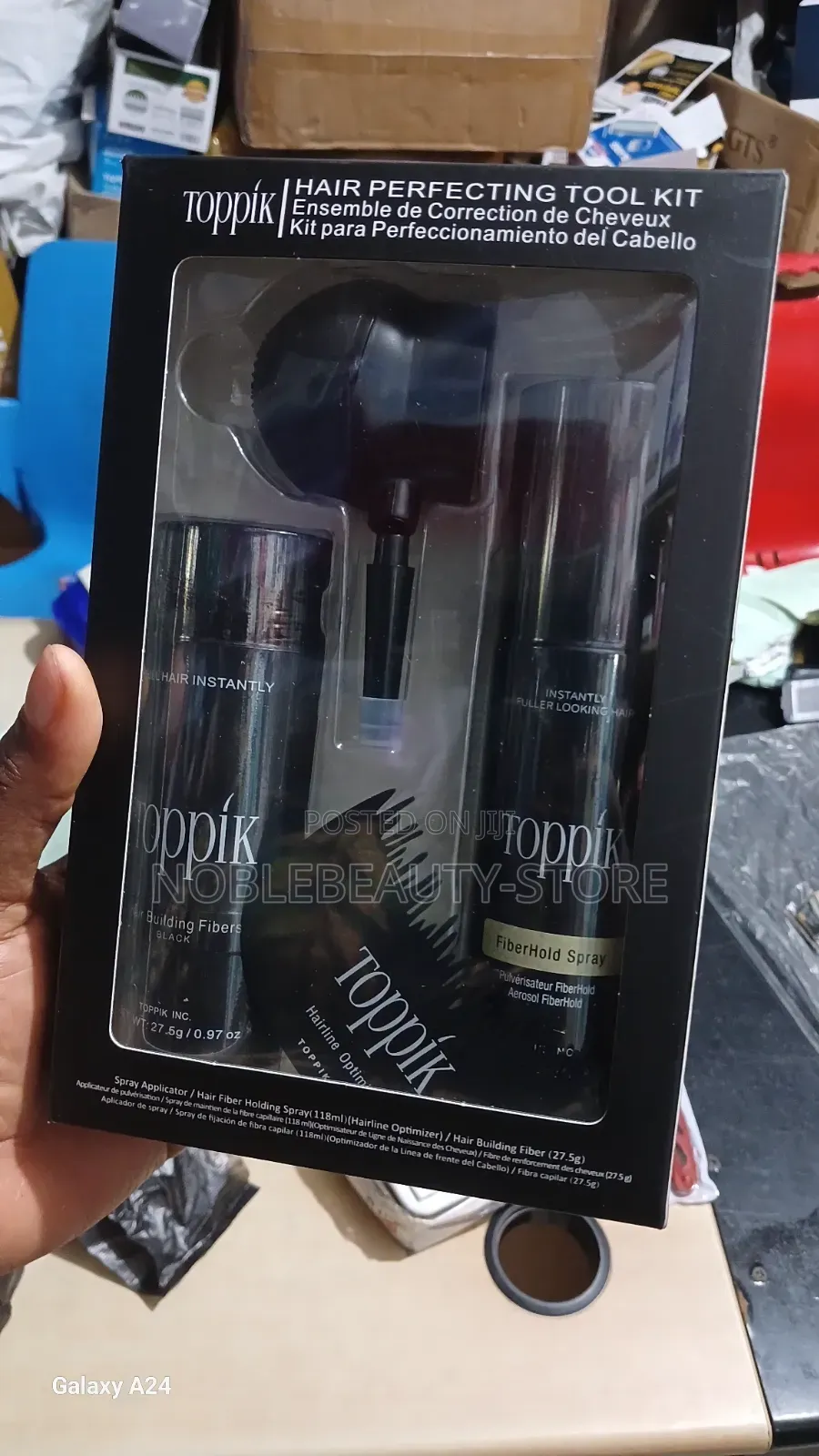 Toppik Fiber, Hold Spray and Applicator