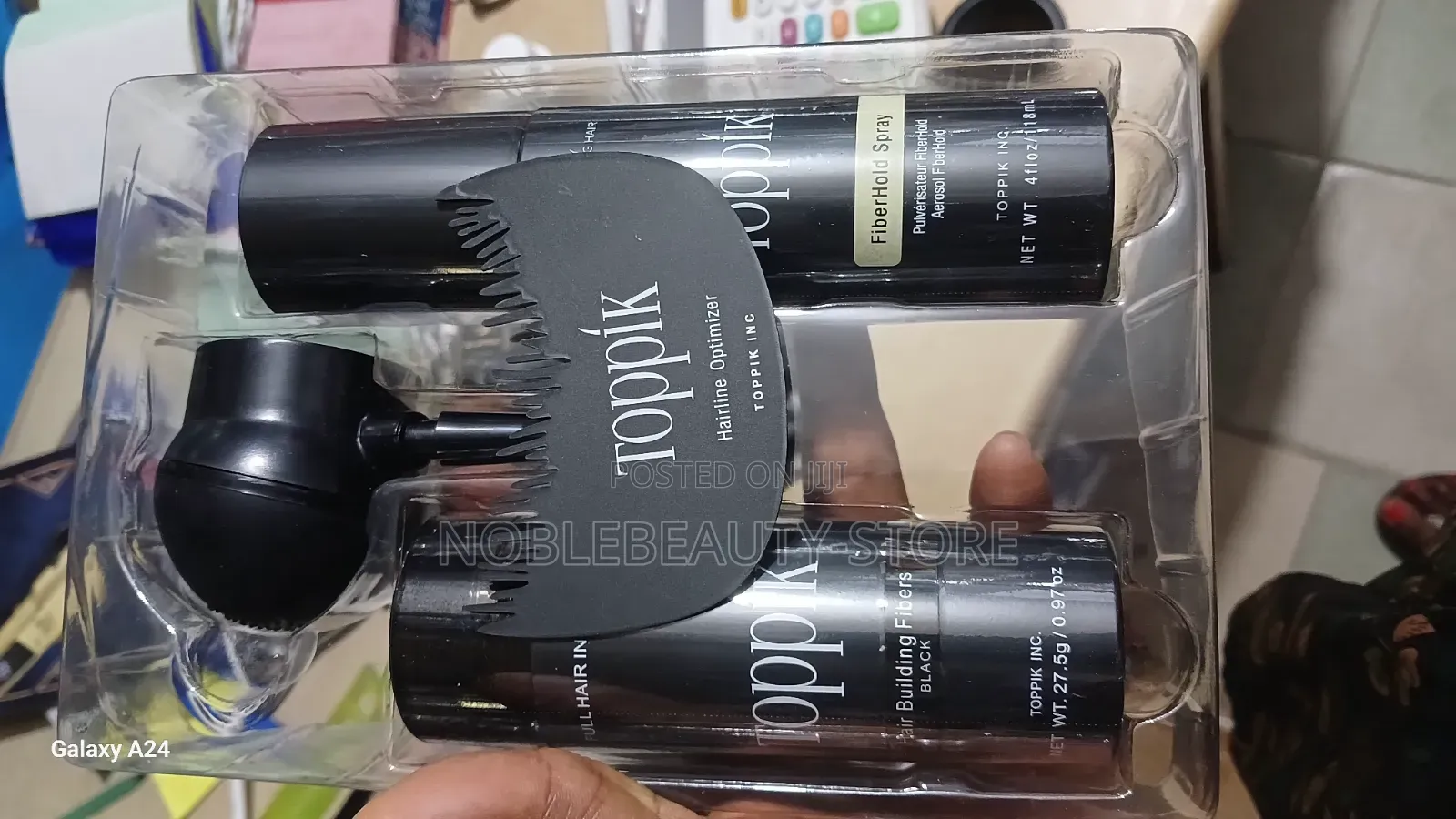 Toppik Fiber, Hold Spray and Applicator
