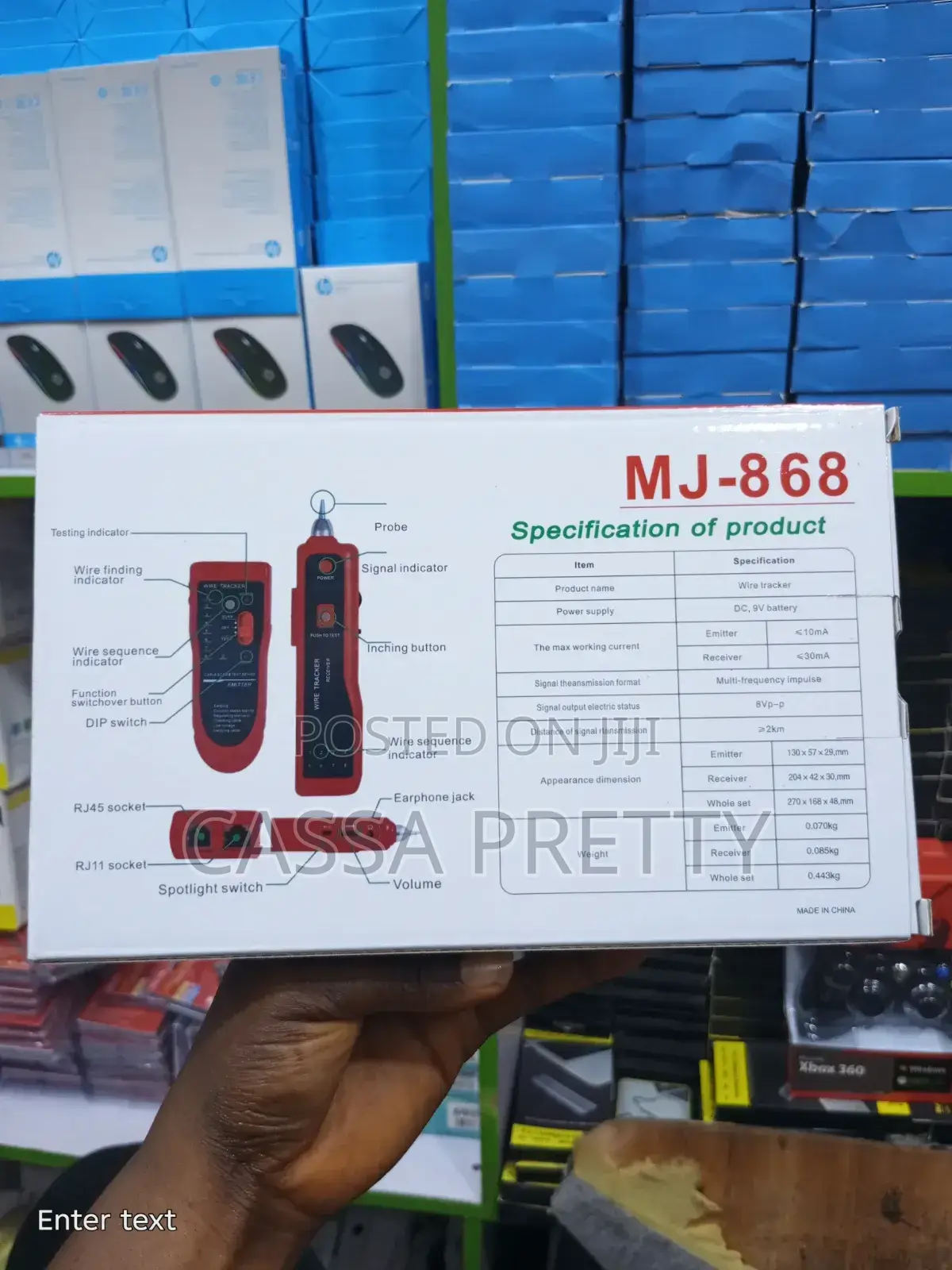 WIRE TRACKER MJ-868 - Network Cable Tester & Tracer