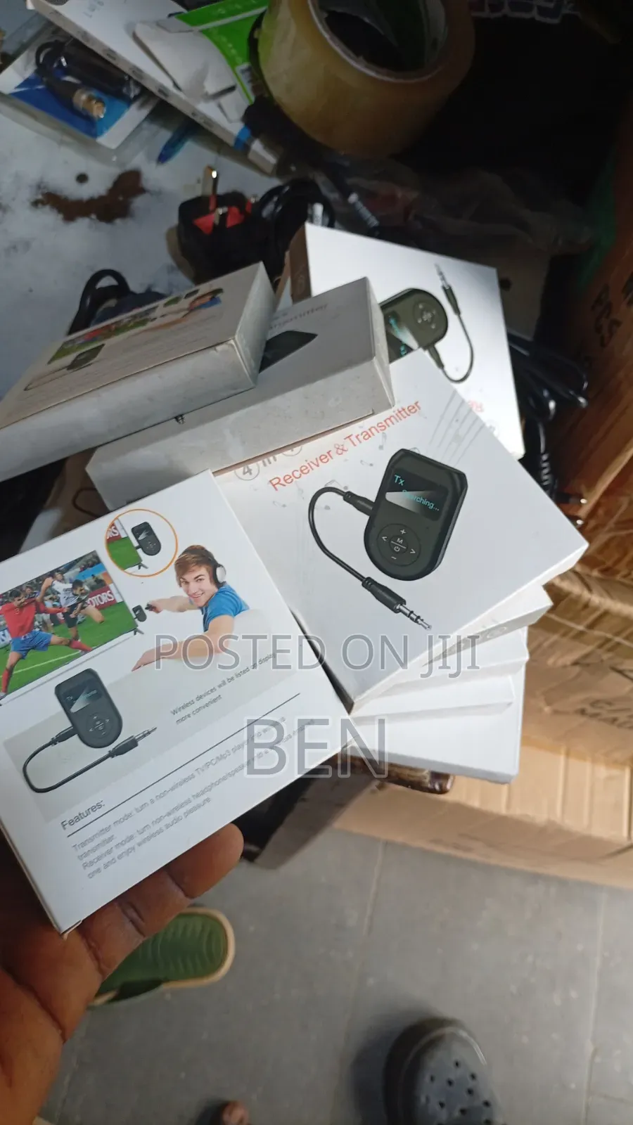 Generic 4 in 1 Wireless Receiver and Transmitter Bluetooth