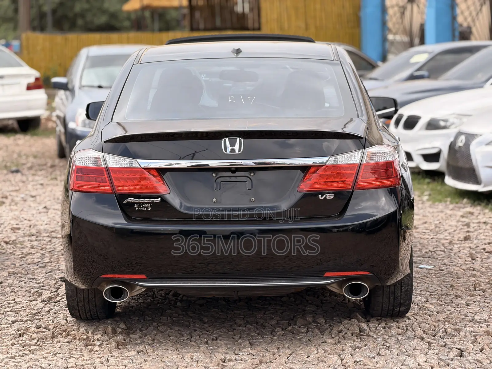 Honda Accord EX-L V-6 4dr Sedan w/Navigation (3.5L 6cyl 6A) 2014 Black