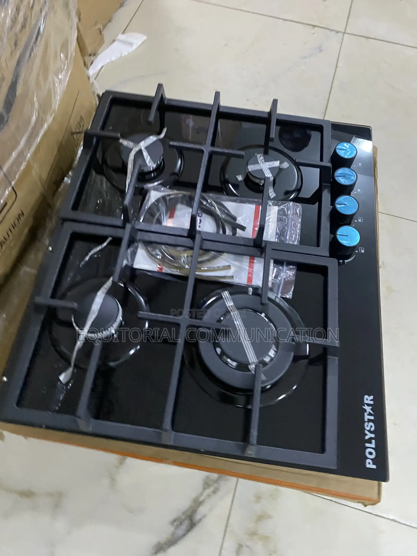 Polystar PV-JY60G4 4 Burner Built-in Gas Hob for Food Preparation