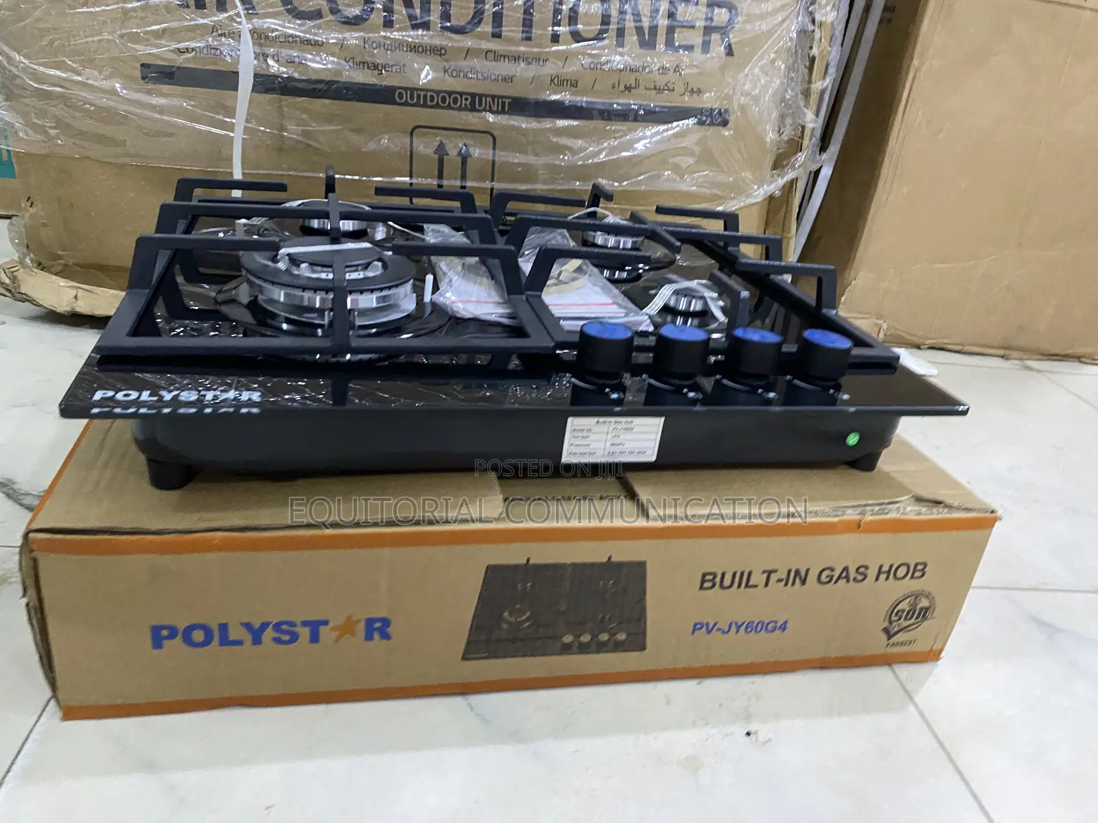 Polystar PV-JY60G4 4 Gas Burner Built-in Hob Kitchen Appliance