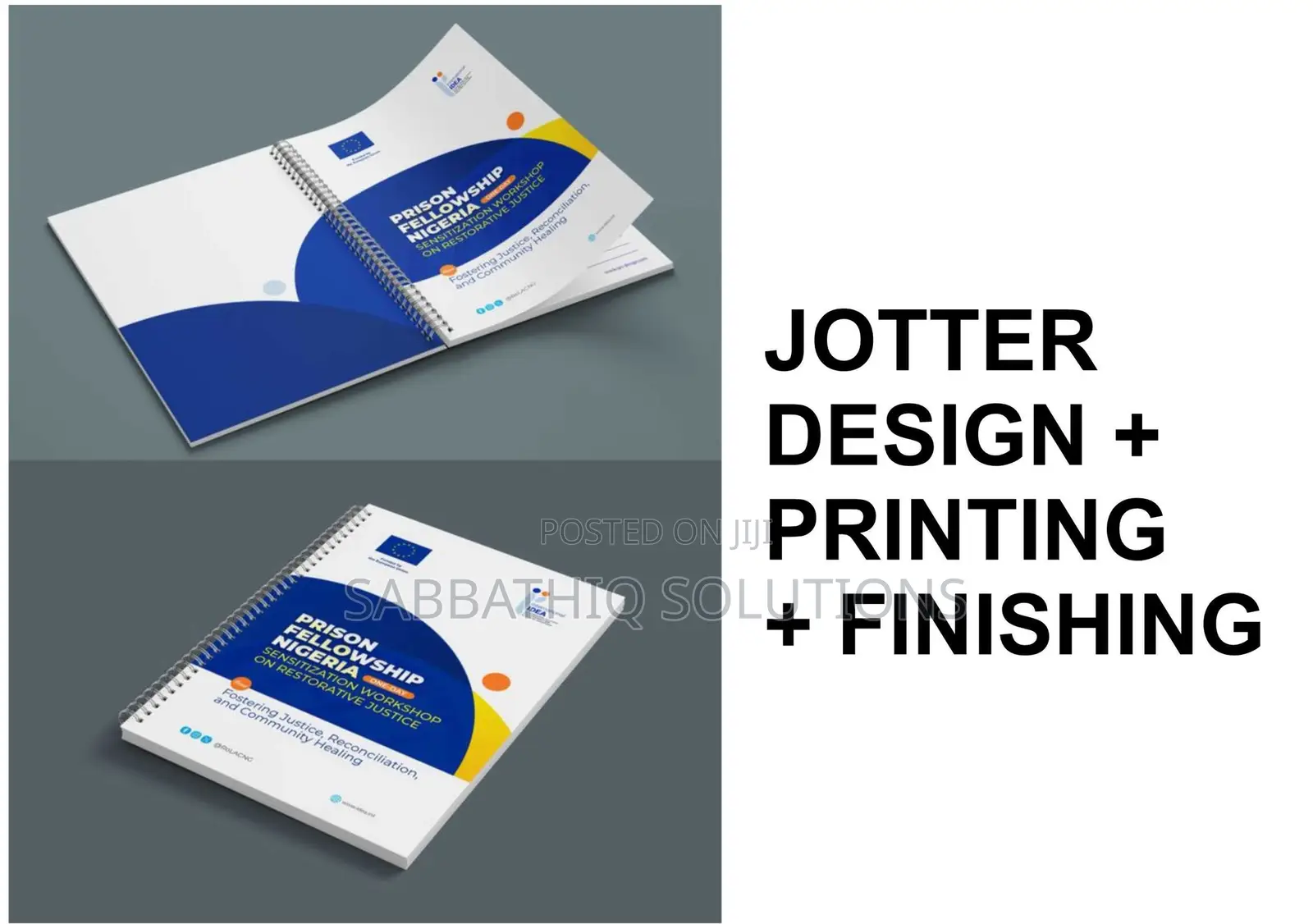 Jotter Design + Printing | Branded Notebooks and Jotters in Lagos