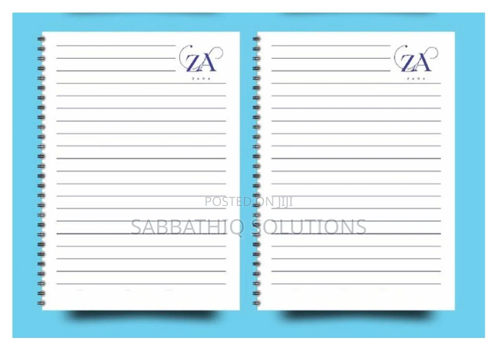 Jotter Design + Printing | Branded Notebooks and Jotters in Lagos
