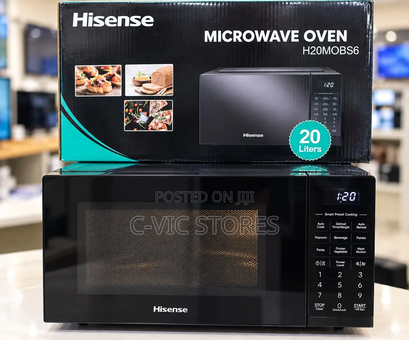 Hisense H20MOBS6, 20L Digital Microwave.