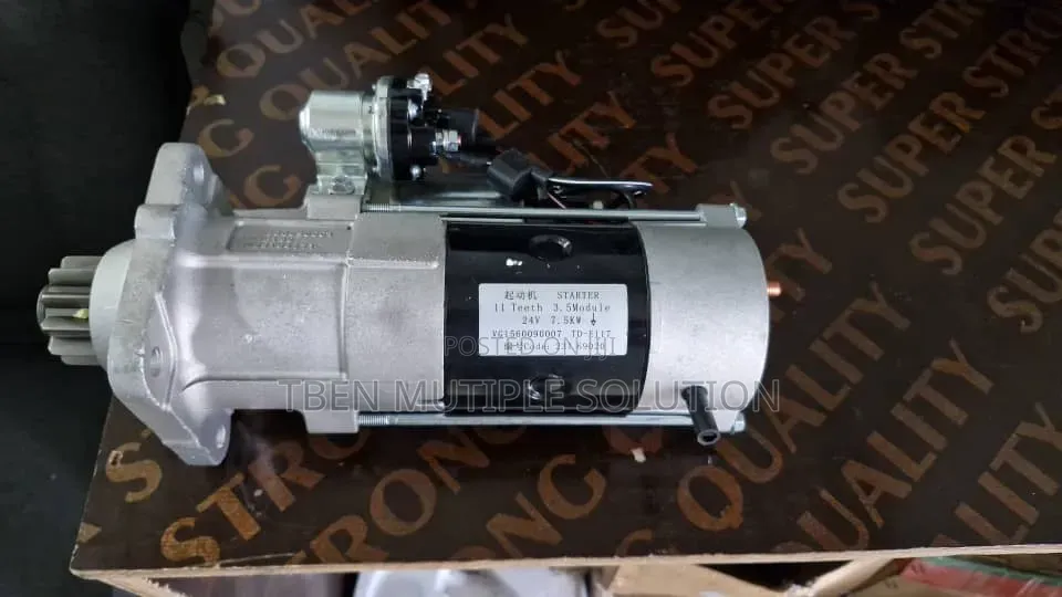 Heavy-Duty Sino Truck Howo Starter Motor