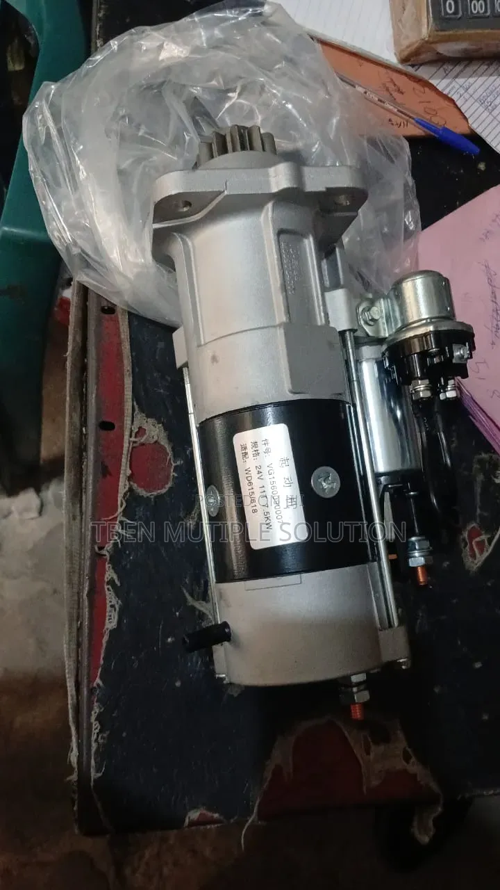 Heavy-Duty Sino Truck Howo Starter Motor