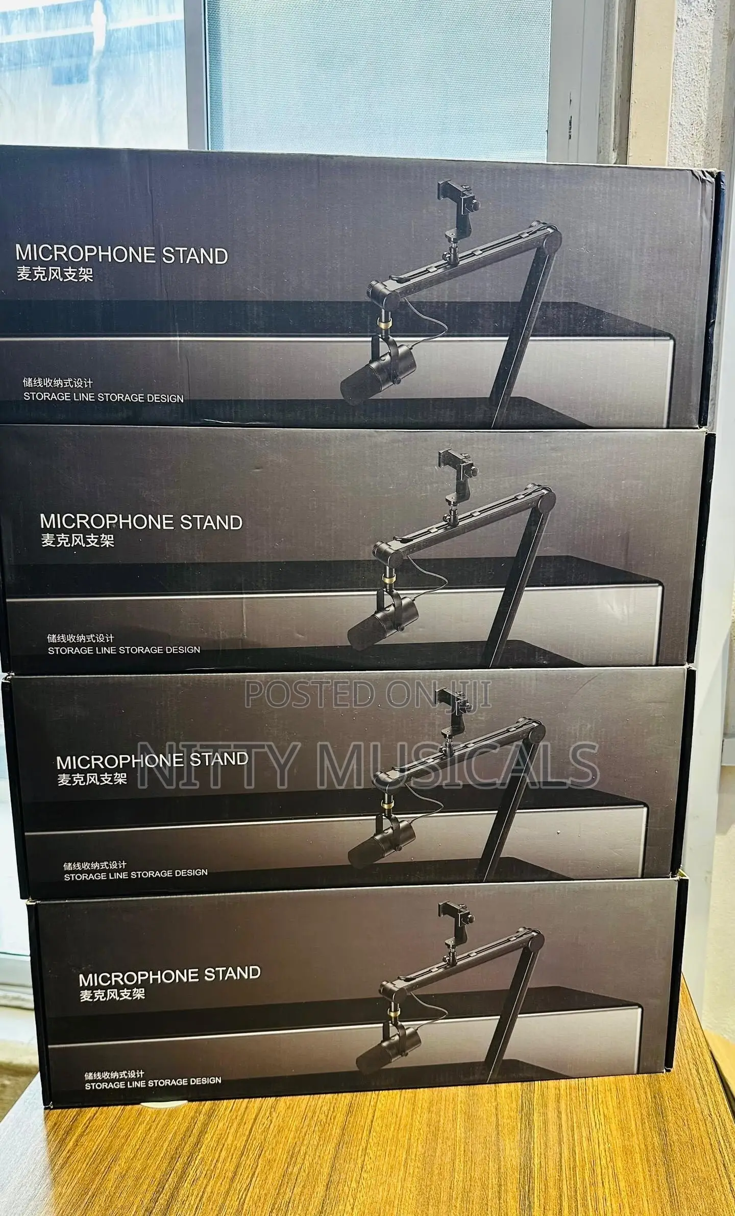 Boom Arm Microphone Stand