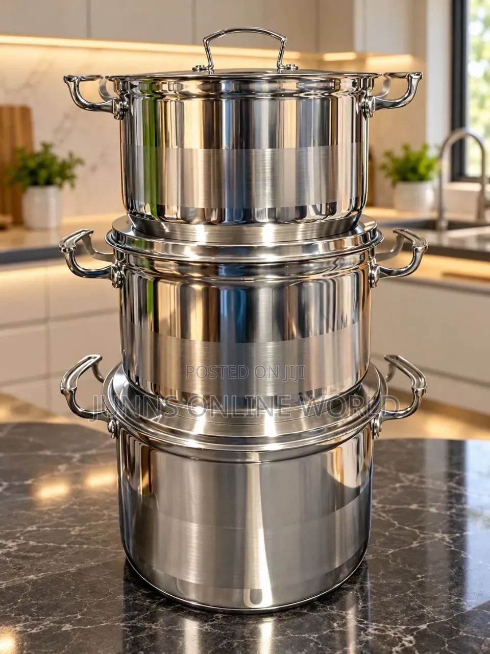6pc Stainless Steel Cookware Set