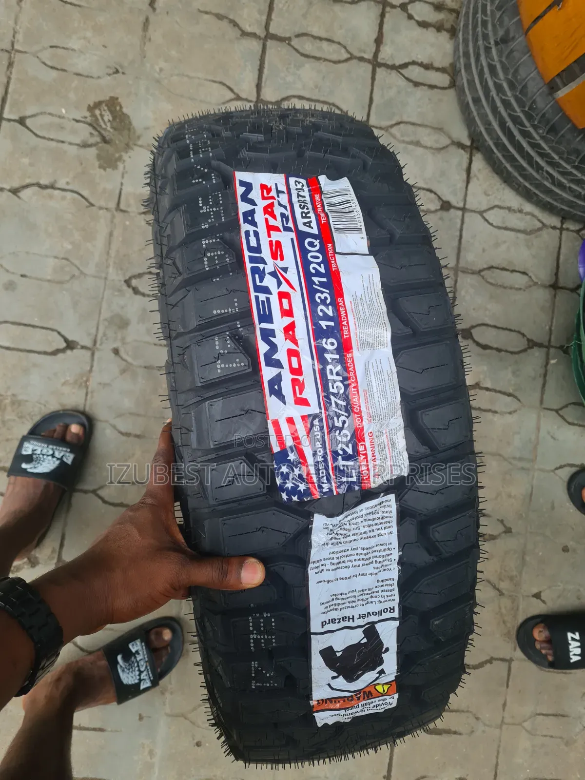 Original American Roadstar Tyre Lt265/75 R16 Off-Road