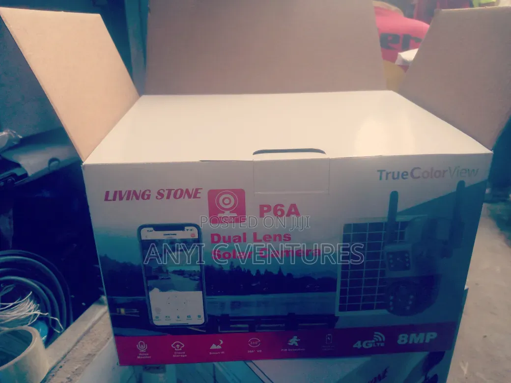 Double Lens Solar CCTV Camera
