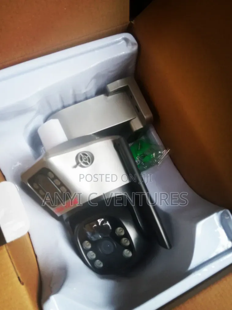 Double Lens Solar CCTV Camera