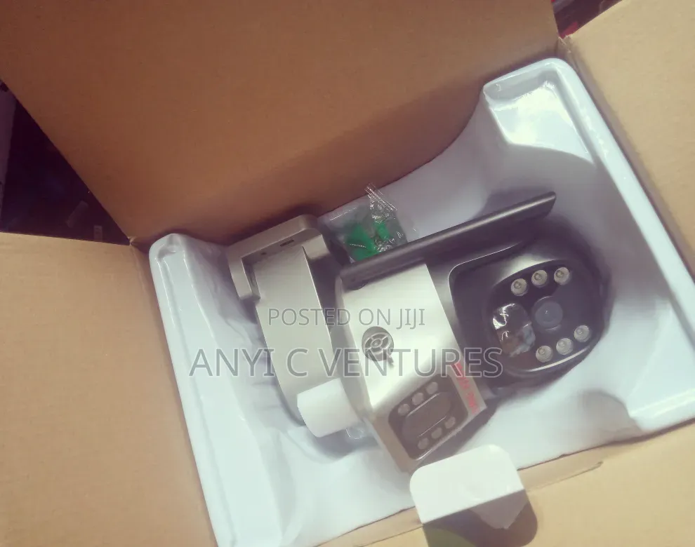 Double Lens Solar CCTV Camera