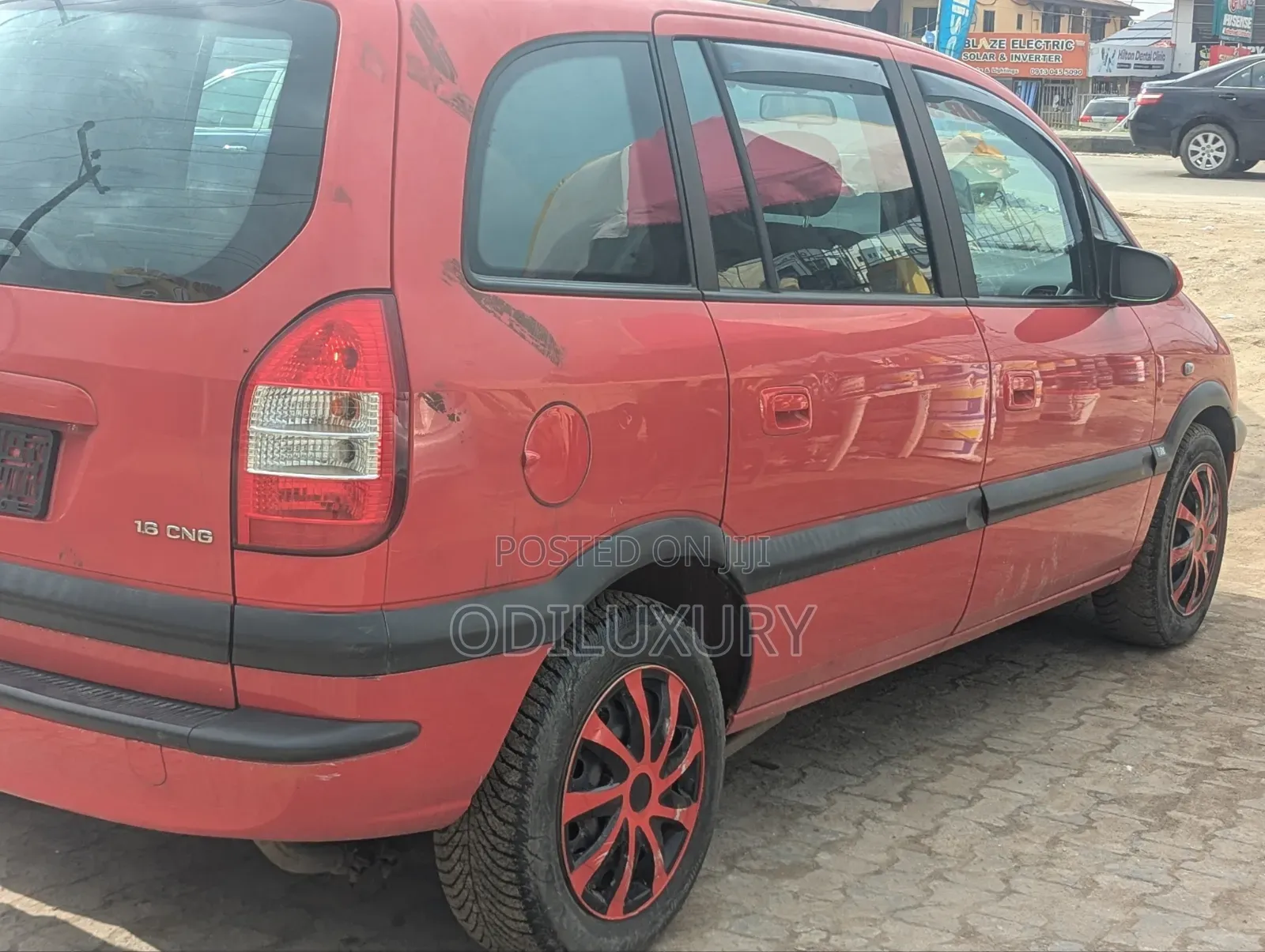 Opel Zafira 1.6 CNG 2005 Red