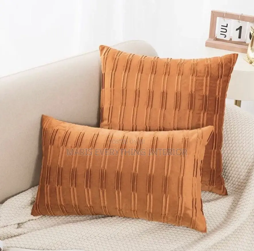 2IN1 Premium Velvet Striped Throw Pillow Covers Set(free Delivery)
