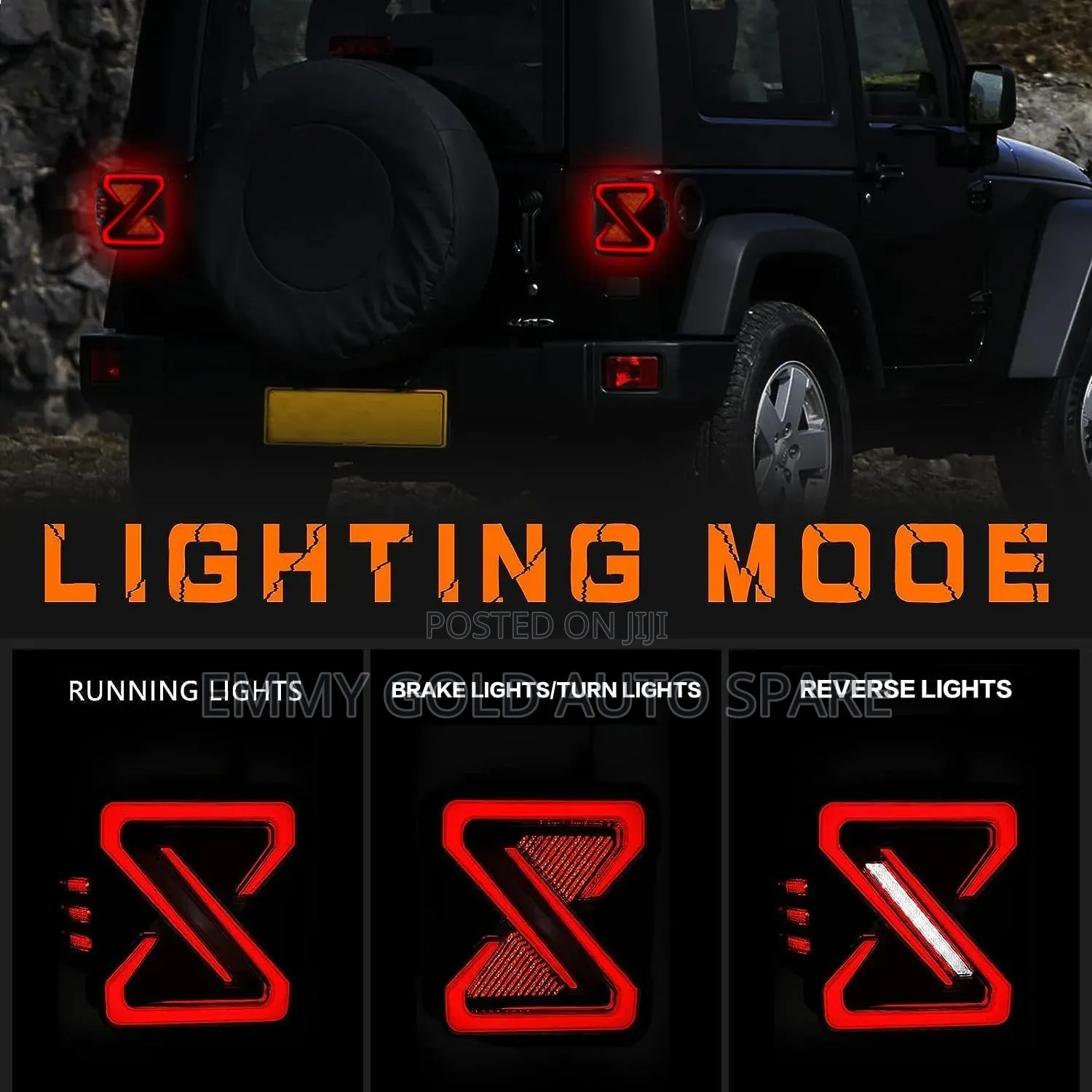 Jeep Wrangler JL JLU Jk Back Taillight 2007 to 2025